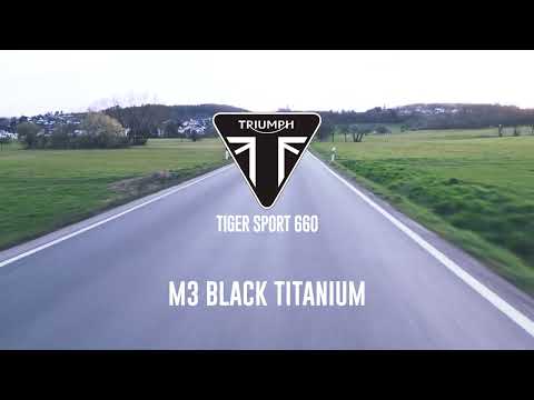 Escape completo GPR M3 negro titanio para Triumph Tiger Sport 660 2022-2024