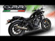 Honda Cmx 300 Rebel 2021-2023 Exhaust GPR Slip-on Satinox 