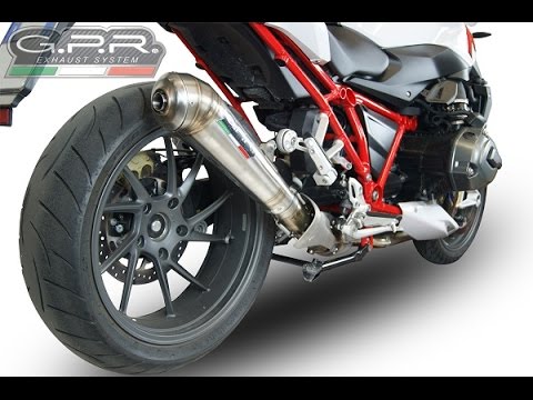 Bmw R1200RS Lc 2015-2016 Exhaust GPR Slip-on Furore Nero