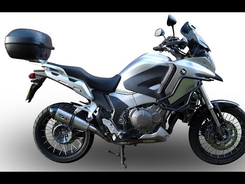 Honda VFR1200X Crosstourer 1200 2017-2020 Exhaust GPR Slip-on Satinox