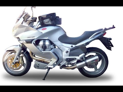 Moto Guzzi Norge 1200 4V-GT8V 2006-2016 Exhaust GPR Slip-on Furore Nero