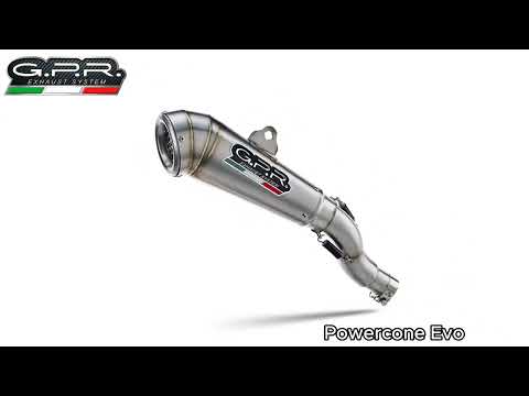 Triumph Scrambler 400 X 2023-2025 Exhaust GPR Slip-on Powercone Evo