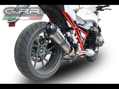 BMW R1200R LC 2015-2016 Exhaust GPR Decat Pipe 304 Stainless Steel - video 2