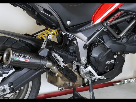 Ducati Multistrada 950 2017-2020 Exhaust GPR Mid-Line Albus Ceramic