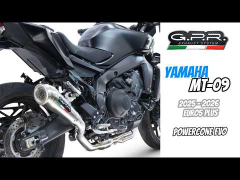 Yamaha Fj09 2025-2026 Exhaust GPR Full System Powercone Evo - video 2
