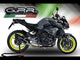 Yamaha Mt-10 2016-2024 Exhaust GPR Slip-on Furore Nero