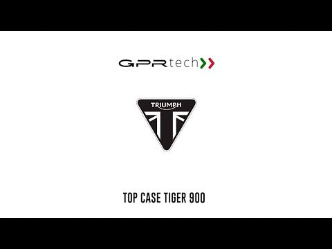 Triumph Tiger 900 2020-2023 GPR Tech Stainless Steel Top Case Mounting Plate 55L - video 1