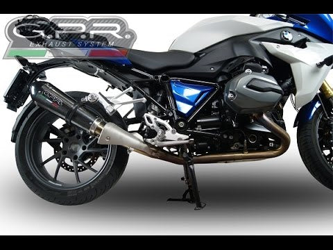 Bmw R1200RS Lc 2017-2019 Exhaust GPR Slip-on Furore Evo4 Nero