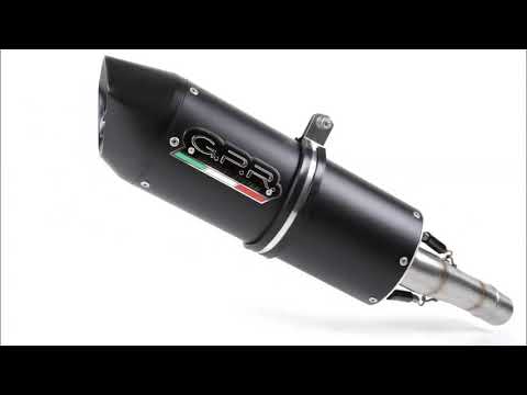 Yamaha Xtz 750 Supertenere 1989-97 Exhaust GPR Slip-on Furore Nero
