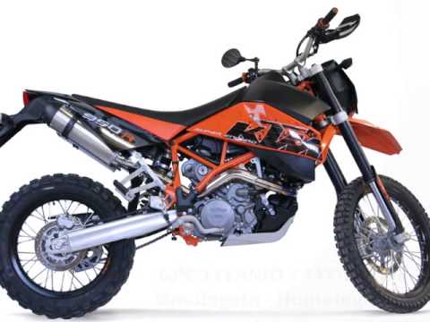 KTM Lc8 Smt 990 2008-2014 Exhaust GPR Double Bolt-on Albus Ceramic