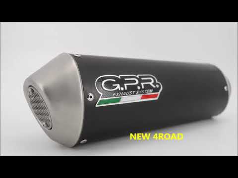 Kymco Agility 125 R16 2021-2023 Exhaust GPR Full System Furore Nero