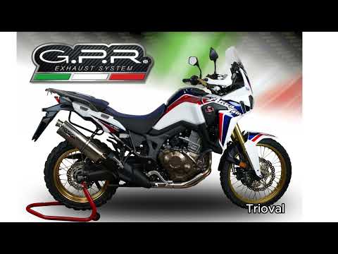 Honda CRF1000L Africa Twin 2018-2020 Exhaust GPR Slip-on Trioval