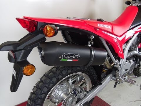 Honda CRF250L - Rally 2017-2020 Exhaust GPR Slip-on Furore Evo4 Nero