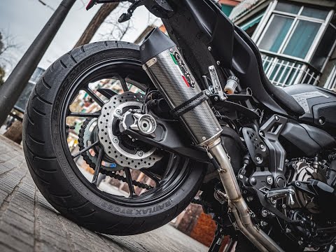 Yamaha Mt-07 2014-2016  Exhaust GPR Full System Satinox 