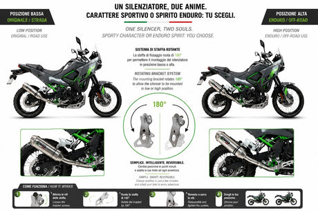 Kawasaki KLE 500 2026-2027 Exhaust GPR Slip-on Trioval - photo 9