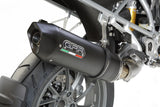 Bmw R1200GS Adventure 2014-2016  Exhaust GPR Slip-on Furore Nero