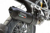 Bmw R1200GS Adventure 2017-2018 Exhaust GPR Slip-on Furore Evo4 Nero