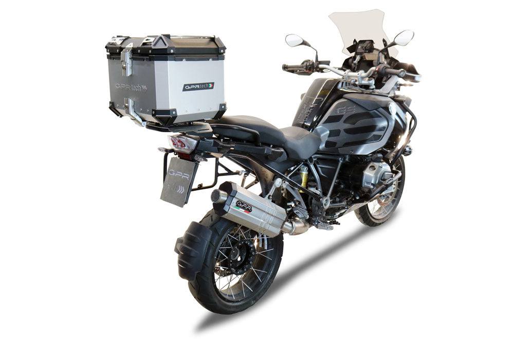 BMW F 900 GS Adventure 2024-2025 GPR Tech 35L Aluminum Top Case, Silver with Mounting Plate - photo 4