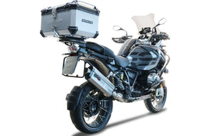 BMW F 900 GS Adventure 2024-2025 GPR Tech 55L Aluminum Top Case, Silver with Mounting Plate - photo 1