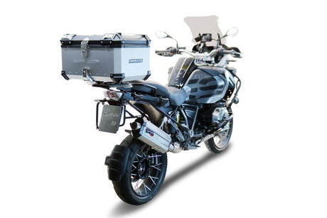 BMW F 900 GS Adventure 2024-2025 GPR Tech 55L Aluminum Top Case, Silver with Mounting Plate - photo 4