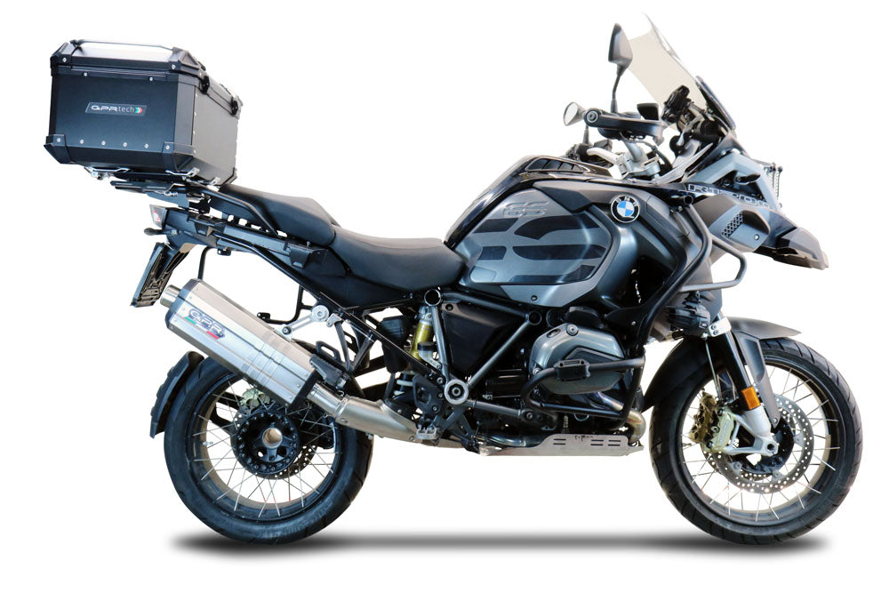 BMW F 900 GS Adventure 2024-2025 GPR Tech 55L Aluminum Top Case, Black with Mounting Plate - photo 1