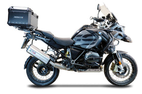 BMW F 900 GS Adventure 2024-2025 GPR Tech 55L Aluminum Top Case, Black with Mounting Plate - photo 1