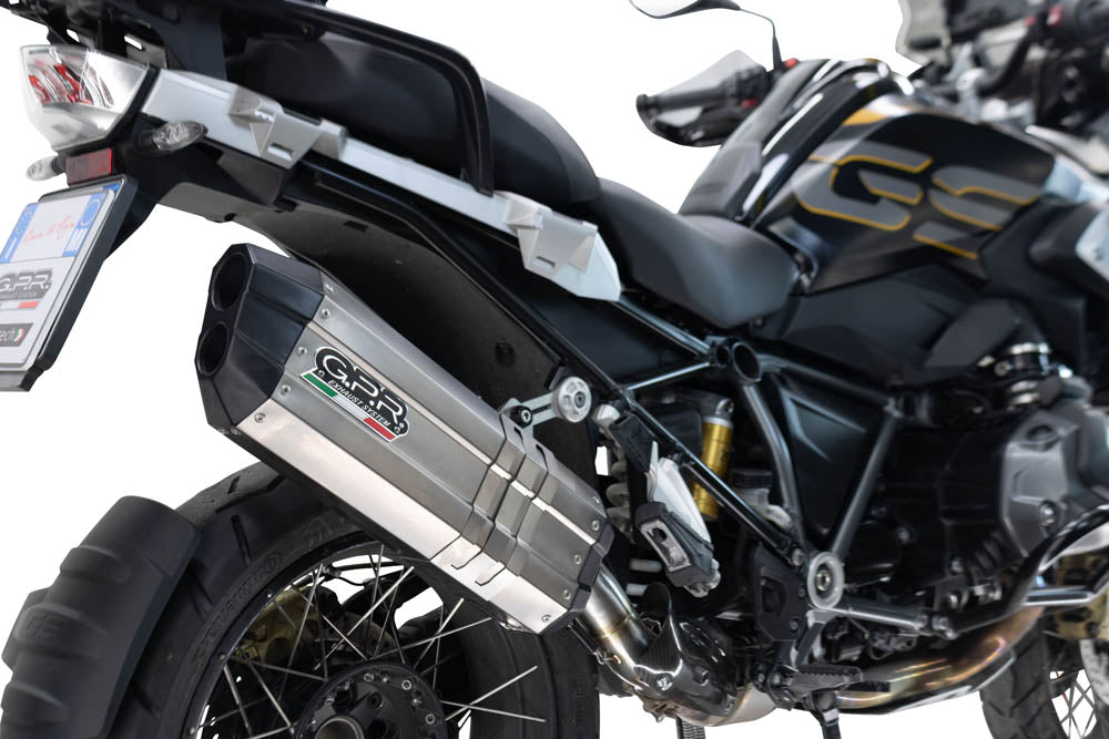BMW R1250GS Adventure 2021-2024 Exhaust GPR Slip-on Hyper Sonic Titanium