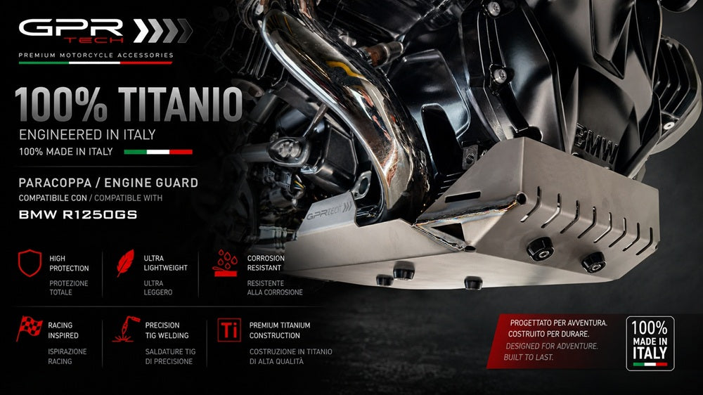BMW R1250GS - Adventure 2021-2024 Titanium Skid Plate GPR TECH - photo 1
