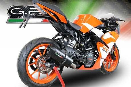 KTM Rc 390 2017-2020 Exhaust GPR Slip-on Furore Nero