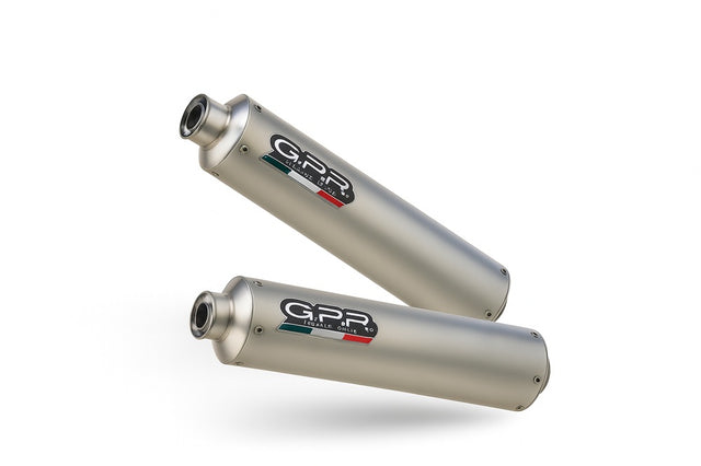 Ducati Monster S2R 2004-2007 Exhaust GPR Double Slip-on Titanium Tondo - photo 1
