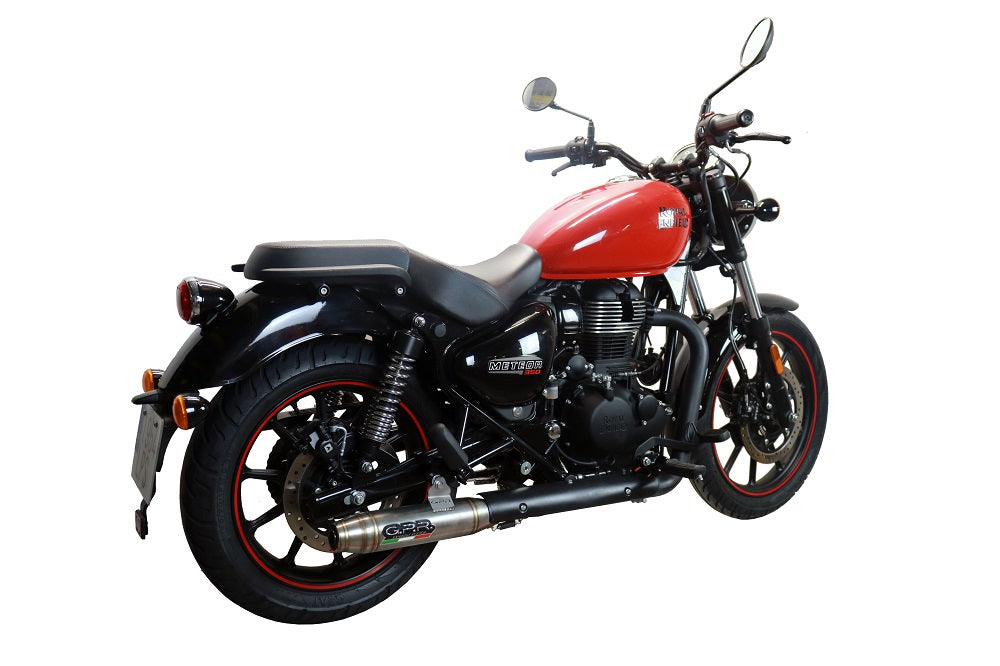 Royal Enfield Meteor 350 2021-2023 Exhaust GPR Slip-on Deeptone Inox