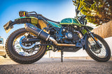 Royal Enfield Scram 411 2022-2024 Exhaust GPR Slip-on Furore Nero