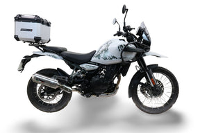 Royal Enfield Himalayan 450 2024-2025 GPR Tech 26L Aluminum Top Case, Silver with Mounting Plate - photo 1