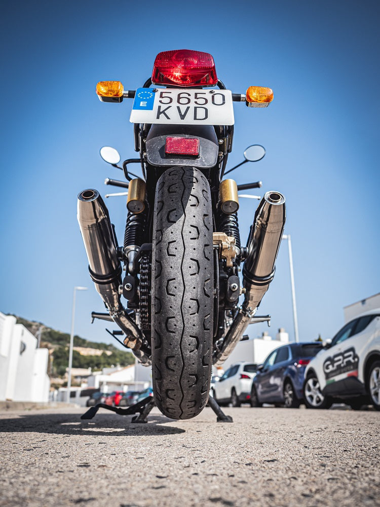 Royal Enfield Continental 650 2021-2024 Exhaust GPR Double Slip-on Deeptone Inox