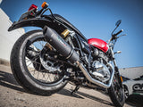 Royal Enfield Interceptor 650 2019-2020 Exhaust GPR Double Slip-on Furore Evo4 Nero