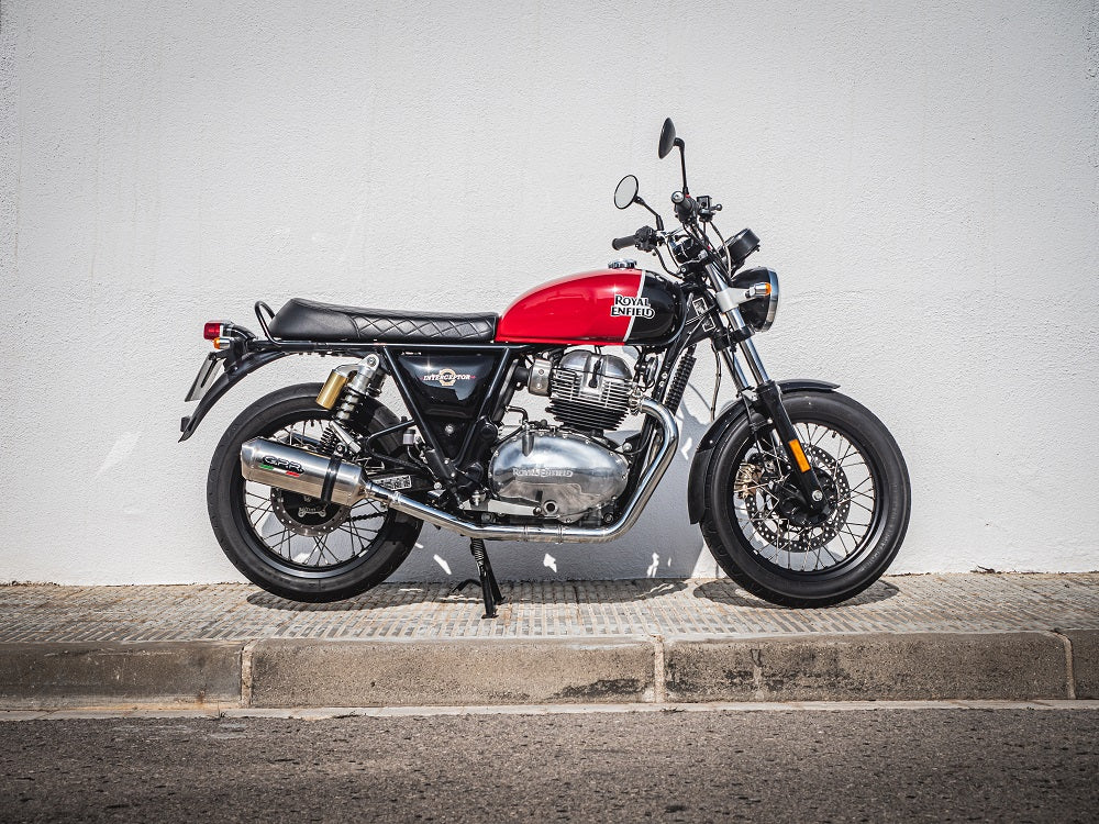 Royal Enfield Continental 650 2021-2024 Exhaust GPR Double Slip-on Satinox