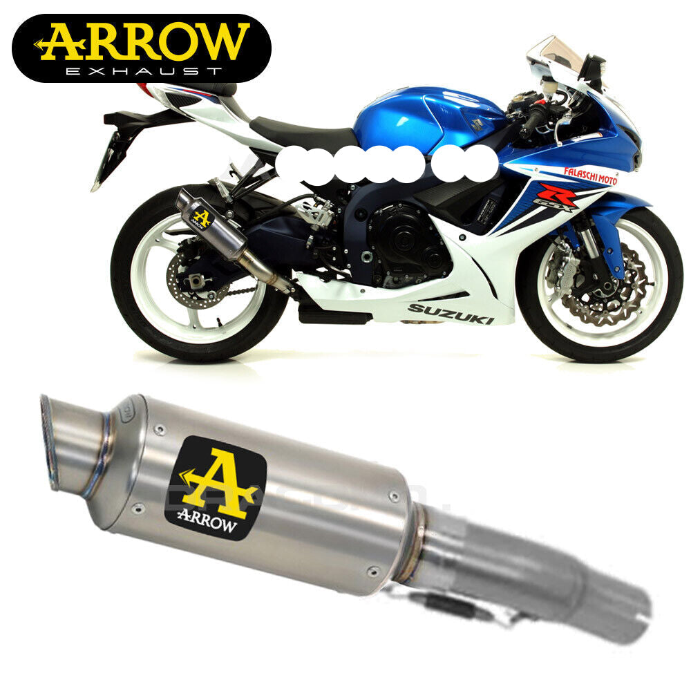 71006gp Arrow Suzuki GSXR 600 11-24 Titanium Gp2 Silencer With Racing Mid-Pipe