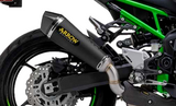 71856XKN Escape deslizante Arrow X-Kone, acero inoxidable oscuro, Kawasaki Z900 A2, modelos estadounidenses 17-24