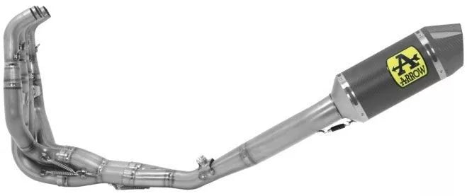 Arrow Competition Full Exhaust System, Carbon Fiber with titanium Collector ZX-6R 09-23 71209MKZ