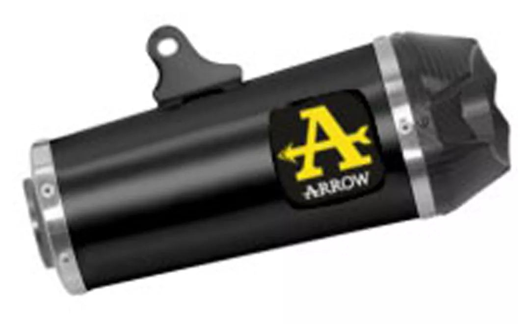 Arrow Works Slip-on Exhaust, Nichrome Dark for Yamaha Tracer 9 GT