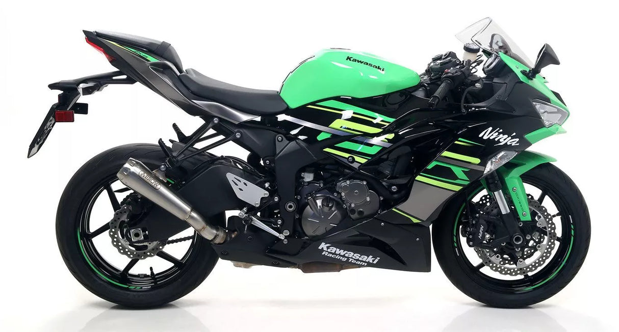 IN STOCK Arrow Pro-Race Slip-on Exhaust Nichrome with Steel End