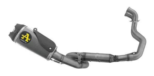 71956PKNW Sistema completo Arrow Works NICHROM "DARK" con tapa de carbono para SUZUKI GSX-8S/R 2023-25 