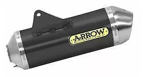 Escape deslizante Arrow Race-Tech de aluminio oscuro para KTM 690 Enduro R / SMC R (2019-) 72624aon