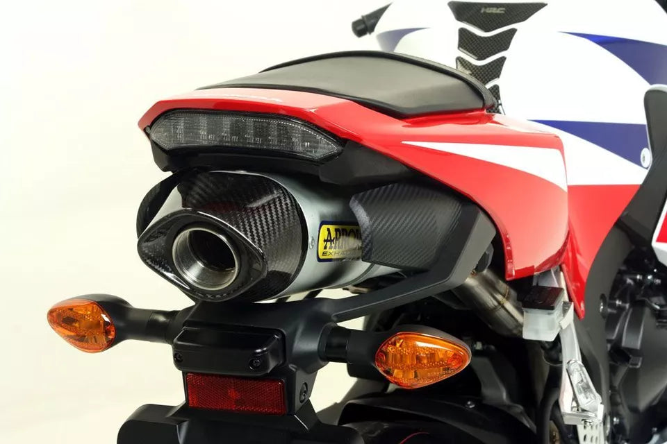 Silenciador de aluminio homologado Arrow Honda CBR 600 RR'13 Indy Race con tapa de carbono para coleccionistas originales y Arrow 71807ak