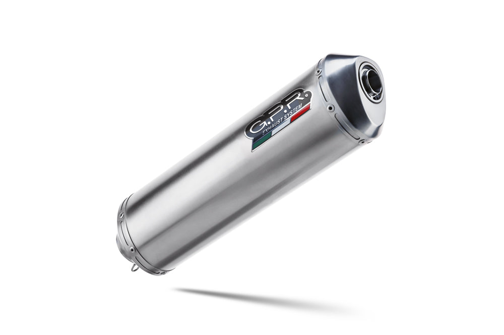 Moto Guzzi Stelvio 1200 4V 2008-10 Exhaust GPR Slip-on Satinox 