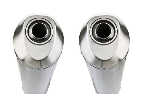 Yamaha Tdm 900 2002-14 Exhaust GPR Double Slip-on Satinox 