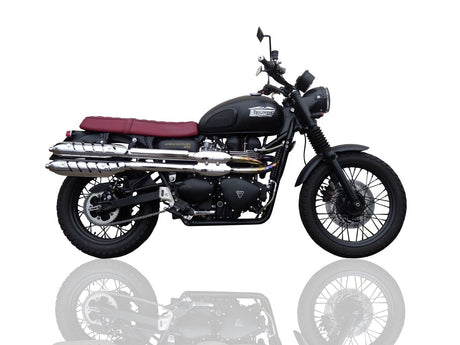 Triumph Scrambler 900 2006-2014 Exhaust GPR Double Slip-on Deeptone Inox - photo 1
