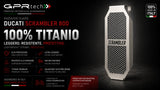 Ducati Scrambler 803 2021-2022 GPR Tech Titanium Radiator Guard DU.3.3.PRD.1 - photo 1