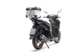 Honda SH150i 2017-2019 GPR Tech 26L Aluminum Top Case, Silver, with roof rack and mounting plate - photo 5