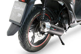 Honda SH150i 2024-2026 GPR Tech 26L Aluminum Top Case, Silver, with roof rack and mounting plate - photo 6